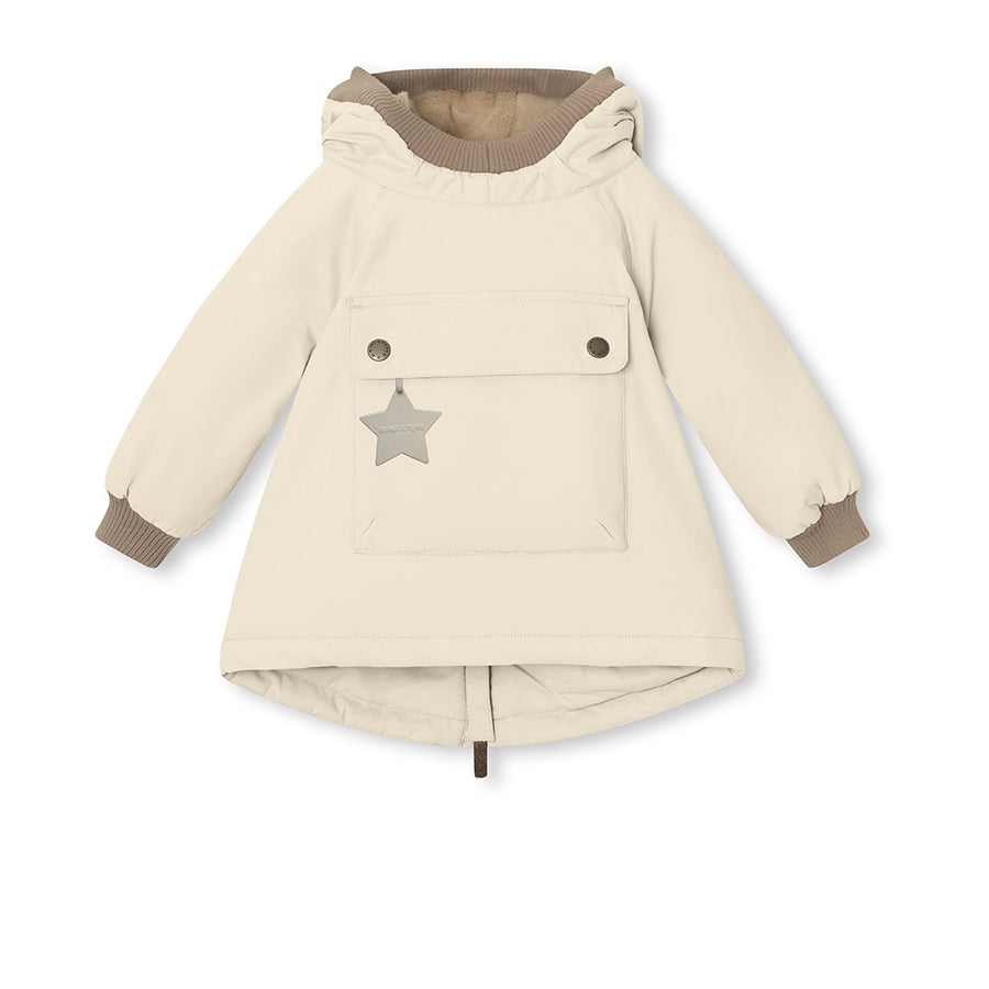 MAT BABYWEN Fleece Lined Winter Anorak Pecan