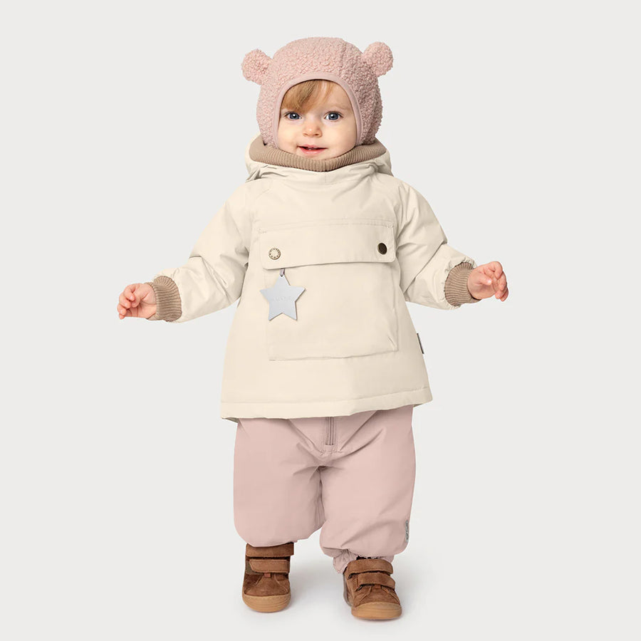 MAT BABYWEN Fleece Lined Winter Anorak Pecan