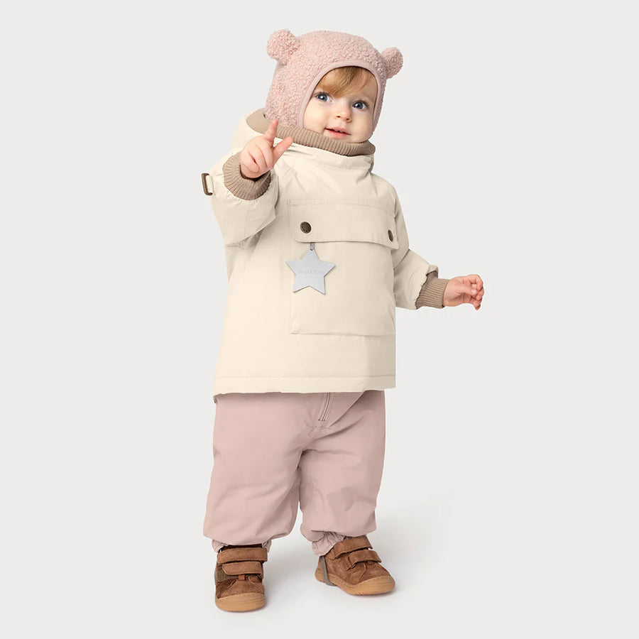 MAT BABYWEN Fleece Lined Winter Anorak Pecan