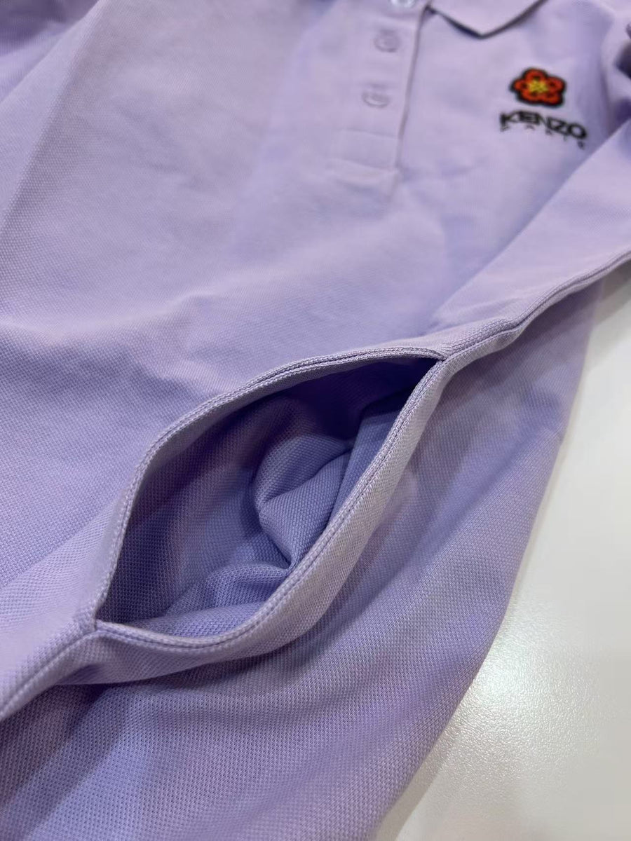 Kenzo Girls Purple Polo Dress