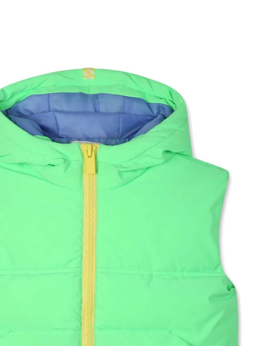 Billieblush Boys Green Puffer Vest