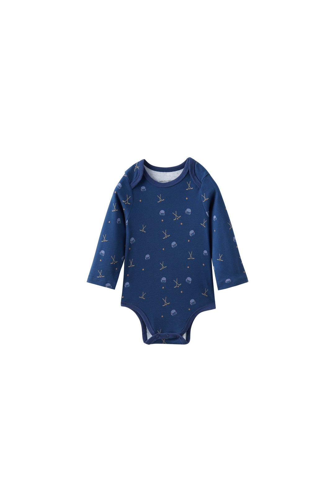 Norsu Baby Organic Long-sleeve Onesie-Hockey