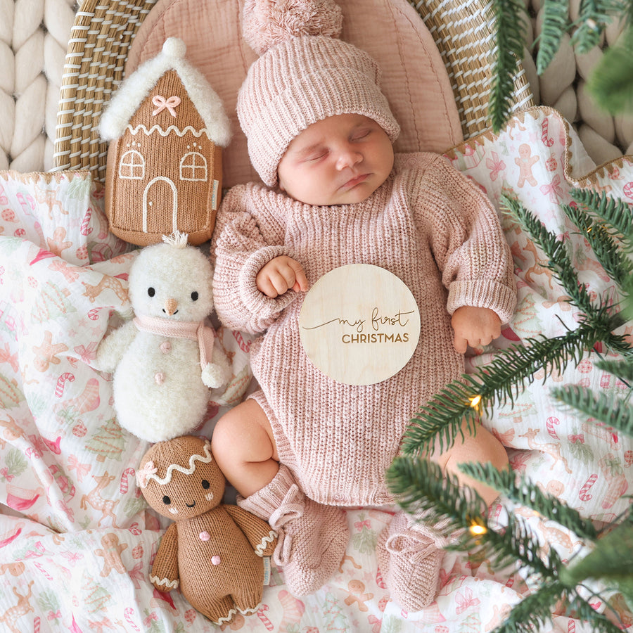 Cuddle + Kind HOLIDAY Baby snowman