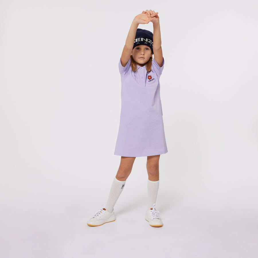 Kenzo Girls Purple Polo Dress