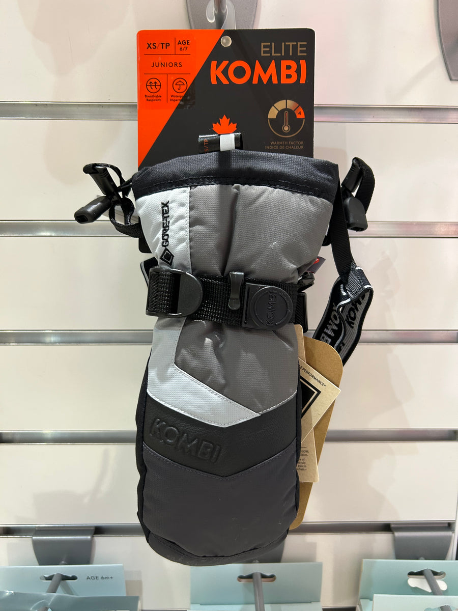 KOMBI Level 4 Zenith Juniors GORE-TEX Mittens with Wrist Leash