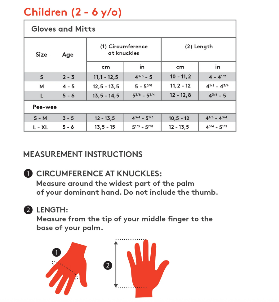KOMBI Level 3 The Nano WATERGUARD® Gloves - Peewee