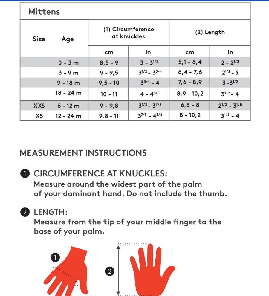 KOMBI Camila Mittens - Junior