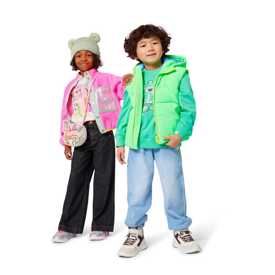 Billieblush Boys Green Puffer Vest