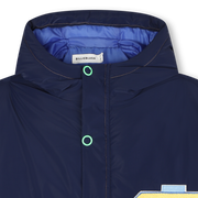 Billieblush Boys Hooded Navy Jacket