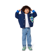 Billieblush Boys Hooded Navy Jacket