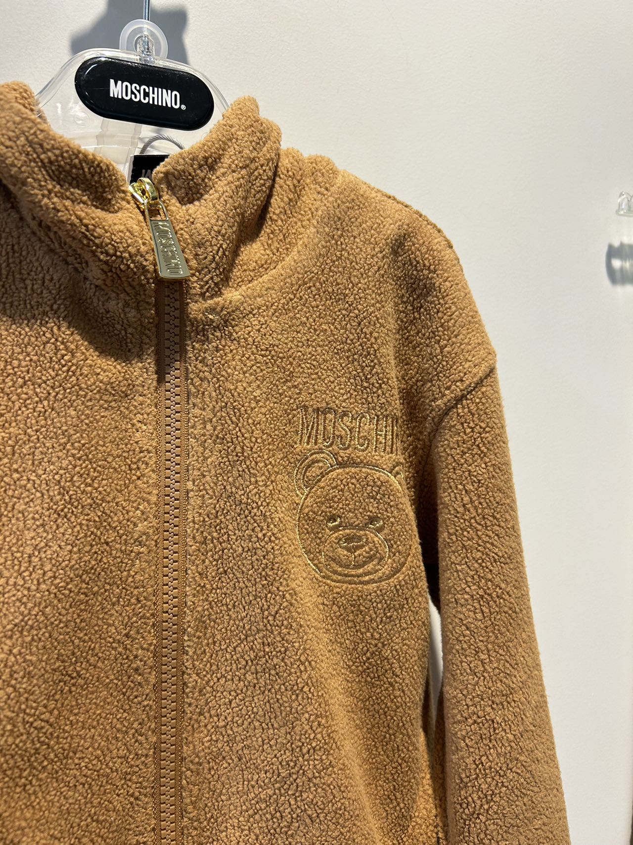 Moschino Kids Fuzzy Sweatsuit With Bear