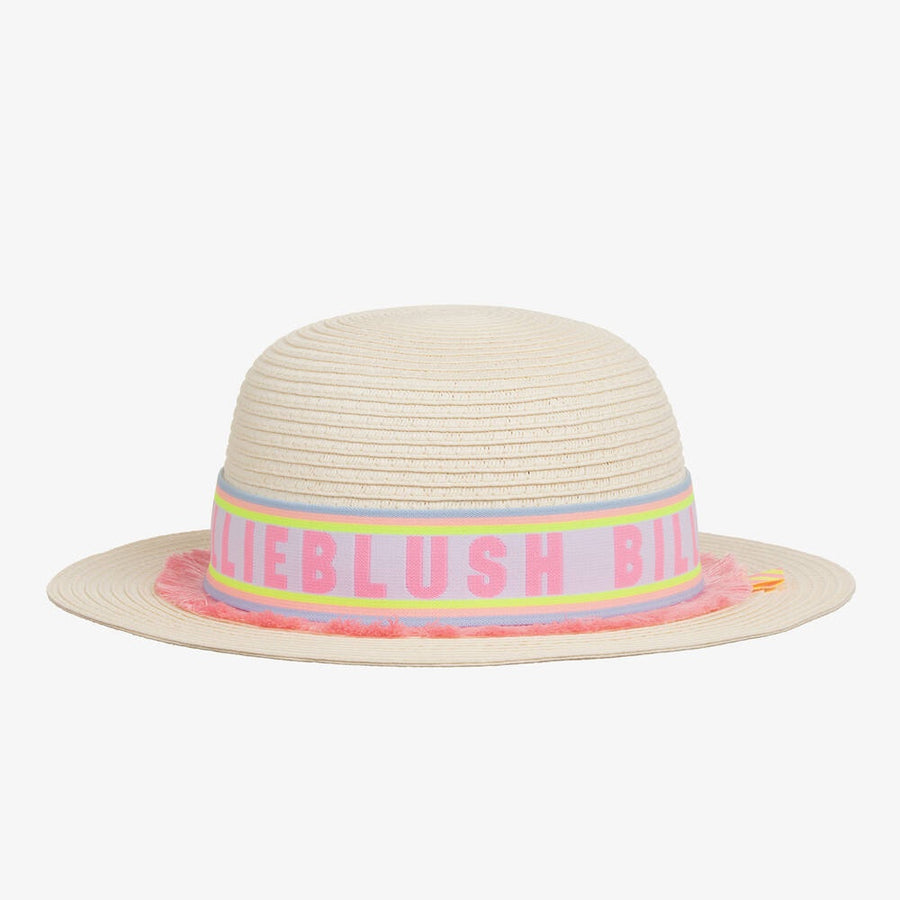 Billieblush Logo Straw Hat