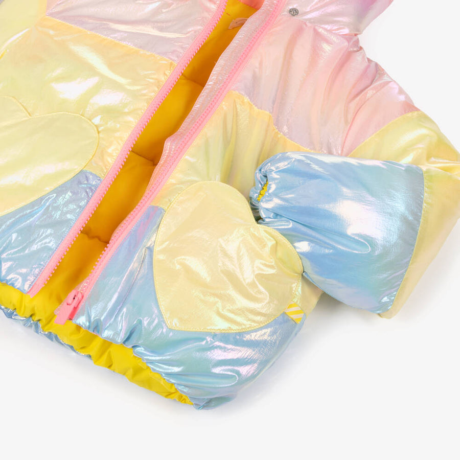 Billieblush Girls Colorblock Puffer Jacket