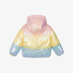 Billieblush Girls Colorblock Puffer Jacket