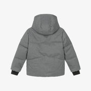 Boss Boys Grey Padded Hooded Jacket