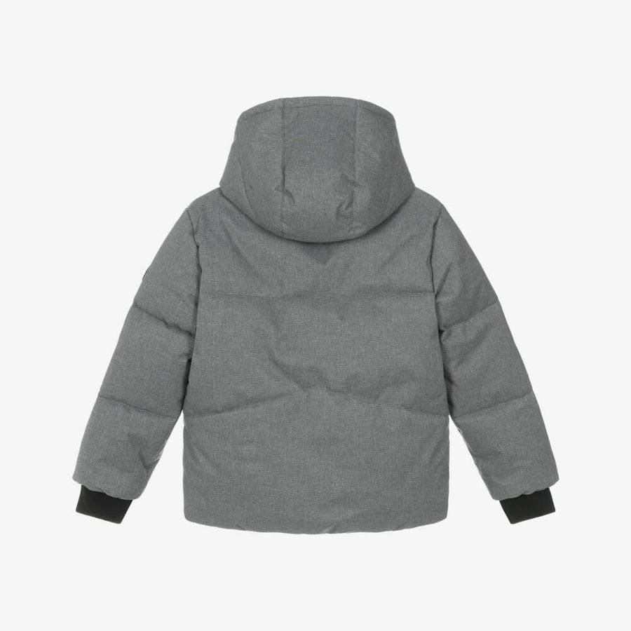 Boss Boys Grey Padded Hooded Jacket