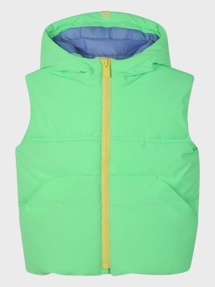 Billieblush Boys Green Puffer Vest
