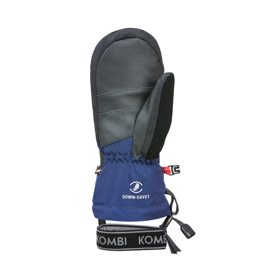 KOMBI Level 4 Junior Elite Mittens – Storm Rider – Waterproof & Insulated with Wrist Leash