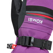 KOMBI Level 4 Junior Elite Mittens – Storm Rider – Waterproof & Insulated with Wrist Leash