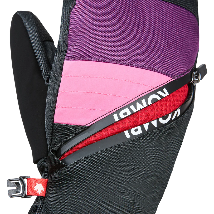 KOMBI Level 4 Junior Insulated Mitts – Valley with Warmth with Wrist Leash