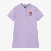 Kenzo Girls Purple Polo Dress