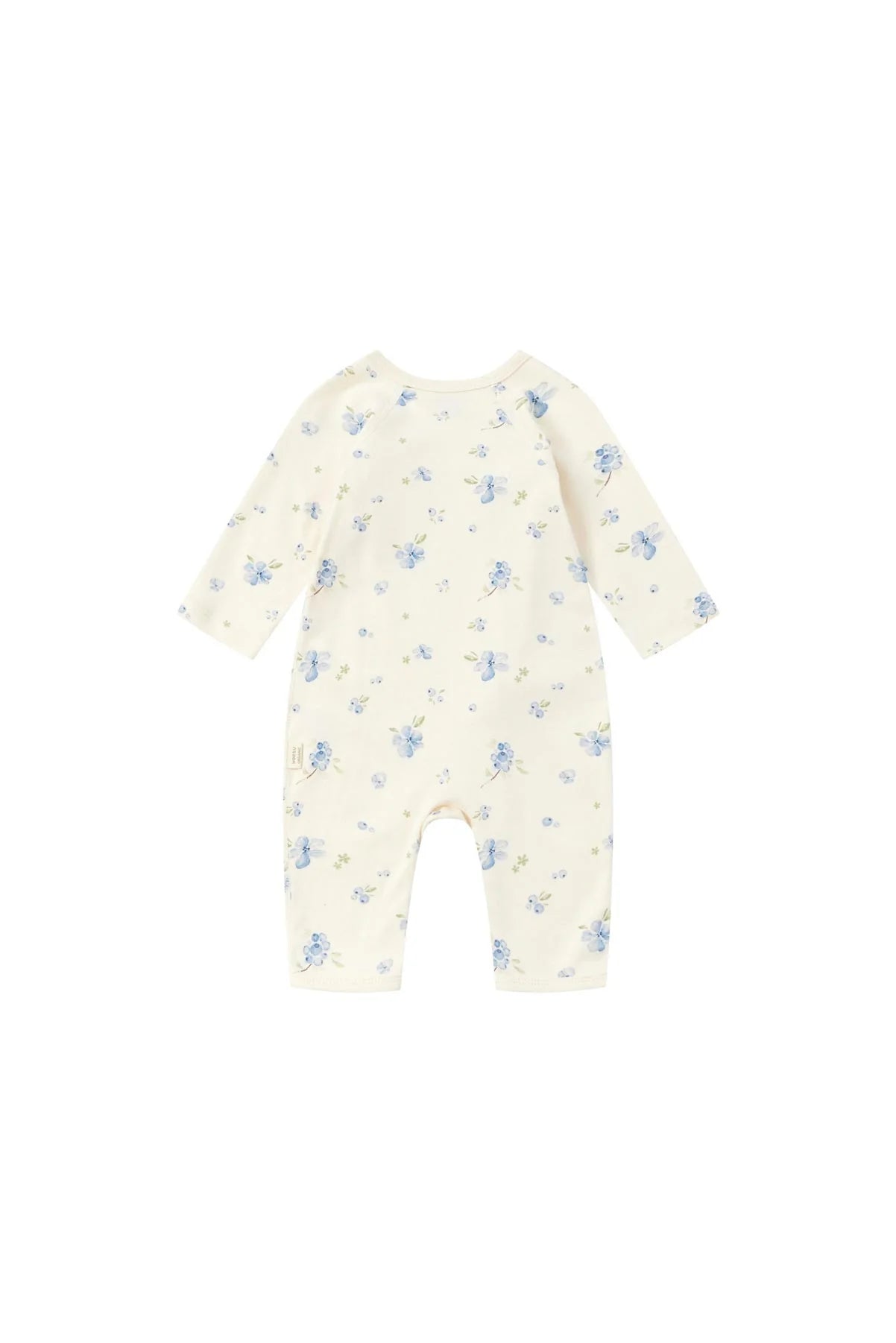 Norsu Baby Organic Kimono Sleeper-Blueberry