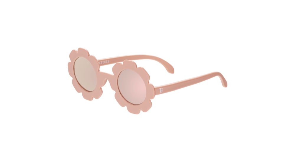 Babiators - Rose Gold Mirrored Lens Flower Polarized