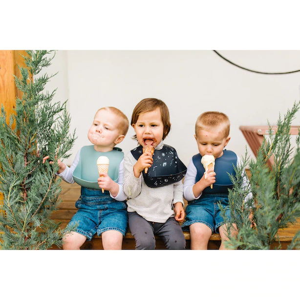 Loulou Lollipop Silicon Bib Space