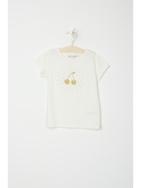Bonpoint Capricia T-Shirt White Milk