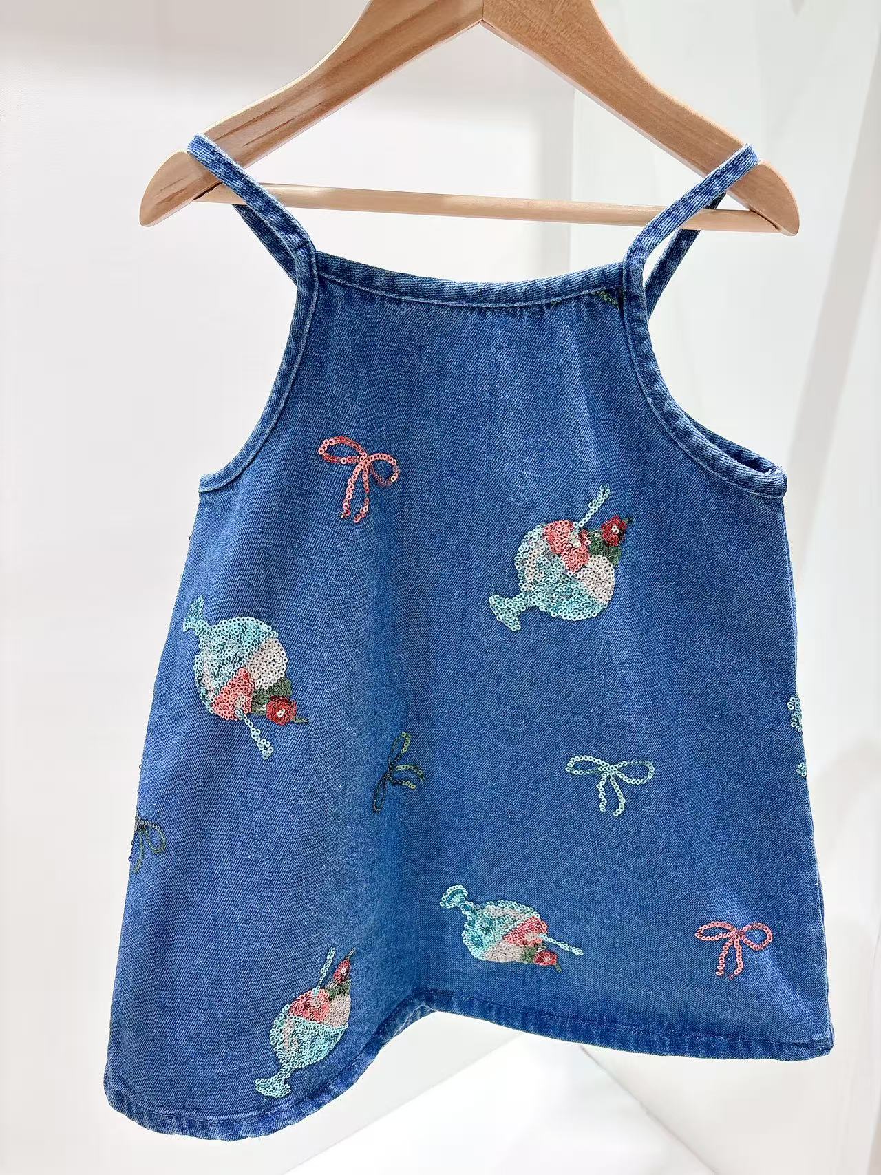 Konges Slojd MAGOT SEQUIN STRAP DRESS GO