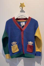 Huxbaby Colour Block Varsity Hux Cardi