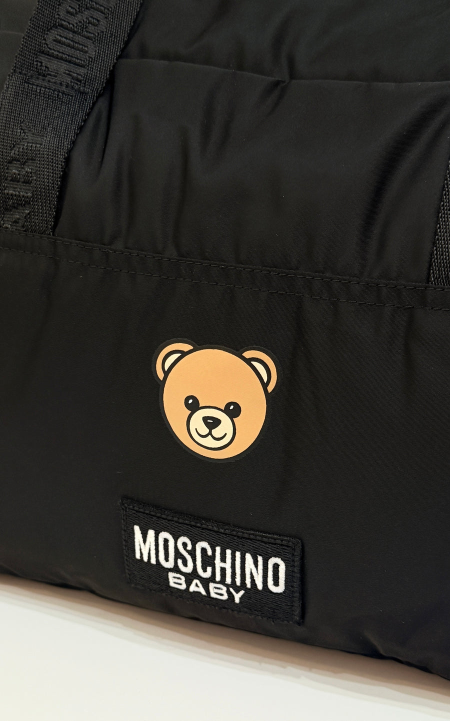Moschino Black Baby Changing Bag