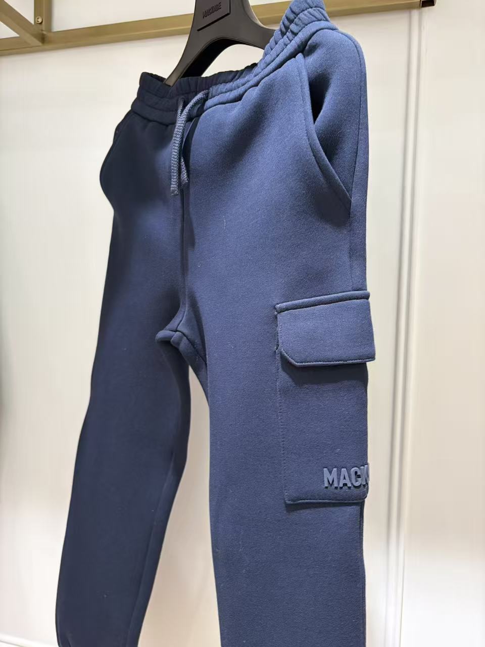 Mackage ARCHER Double-face jersey sweatpants Marine Blue