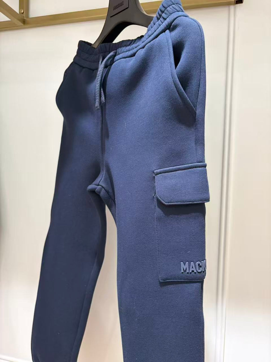 Mackage ARCHER Double-face jersey sweatpants Marine Blue