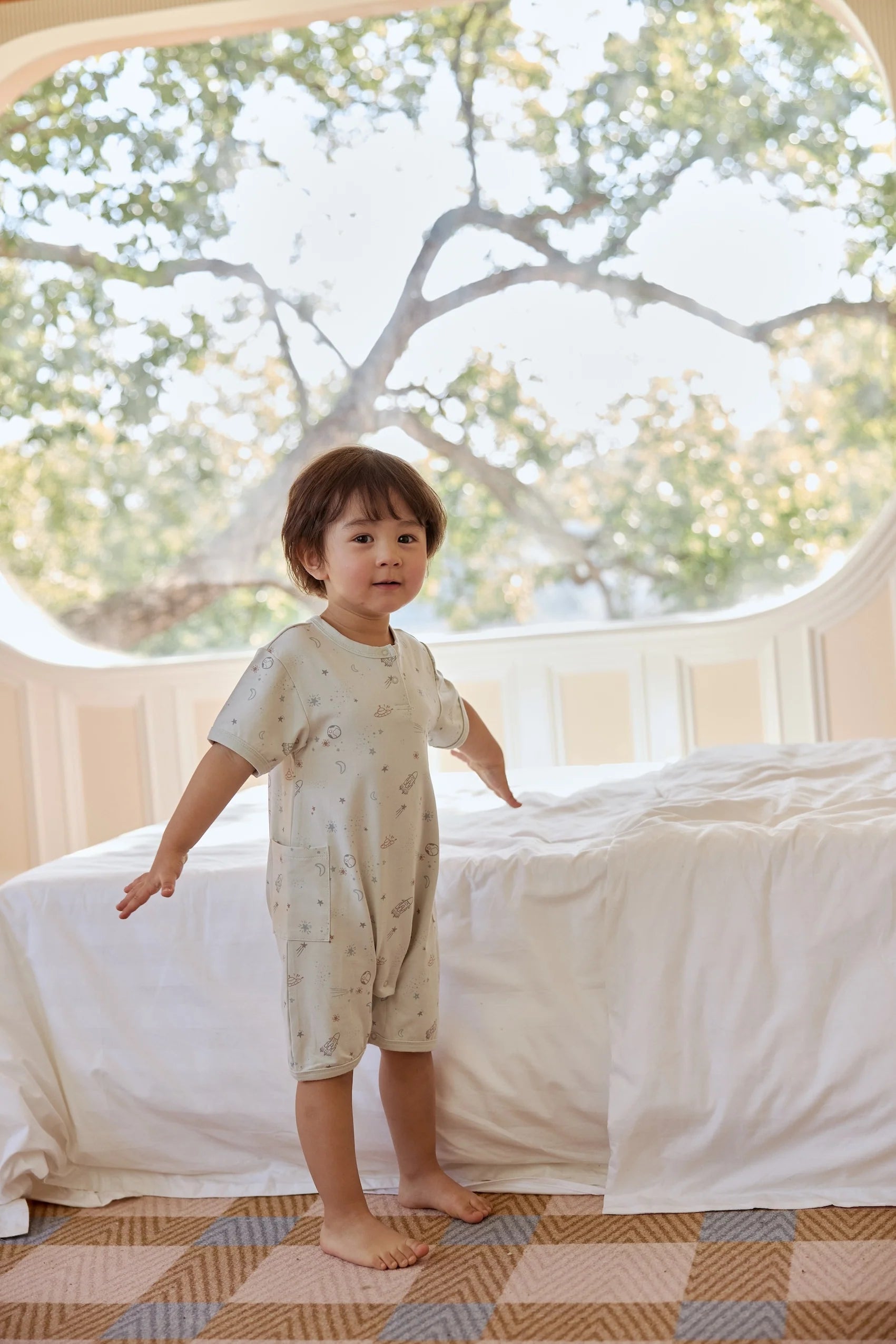 Norsu Organic Bamboo Romper Space