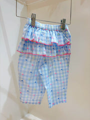 Billieblush Baby Girl Tshirt and Gingham Pants Set