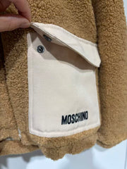 Moschino Hooded Fuzz Bear Jacket