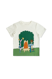 Stella Kids SS Tee with Magic Tree and Detachable Badges