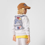 The Marc Jacobs Boys Sweatshirt with Backpack Print