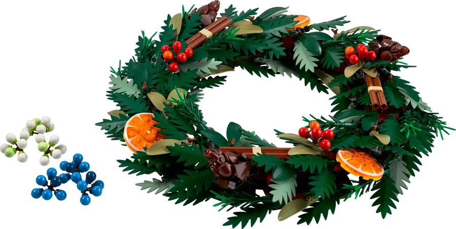 LEGO Botanicals Wreath-Making Kit and Holiday Garland#10340