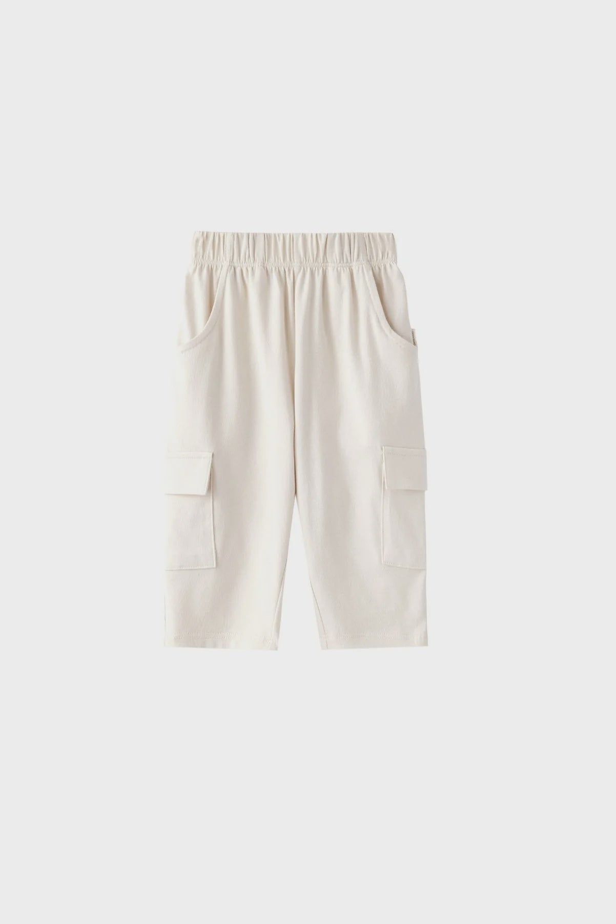 Norsu Organic Toddler Organic Cargo Pant-Antique White