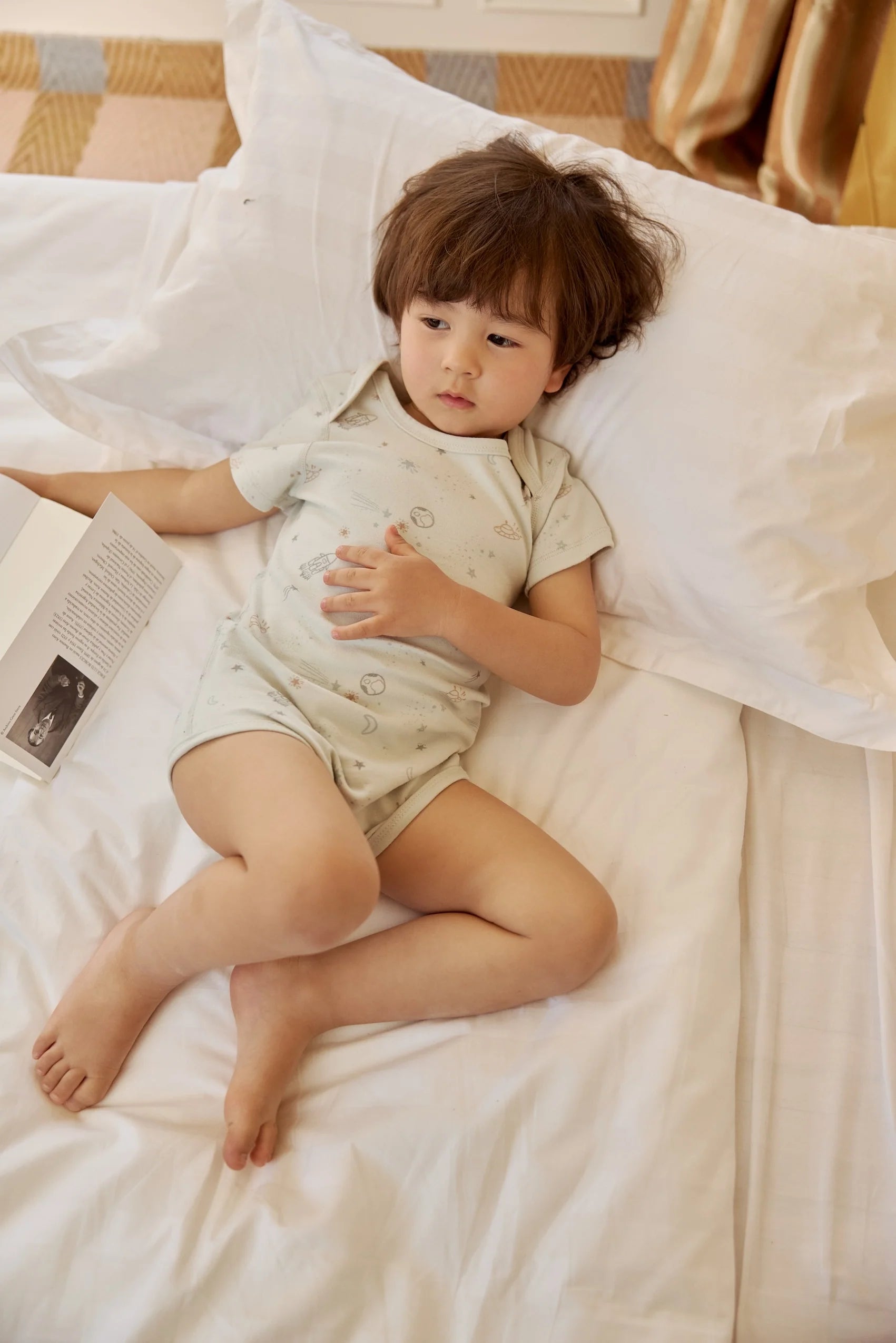 Norsu Organic Short Sleeve Onesie Space