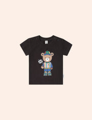 Huxbaby Boy Motosport Hux Black Tee