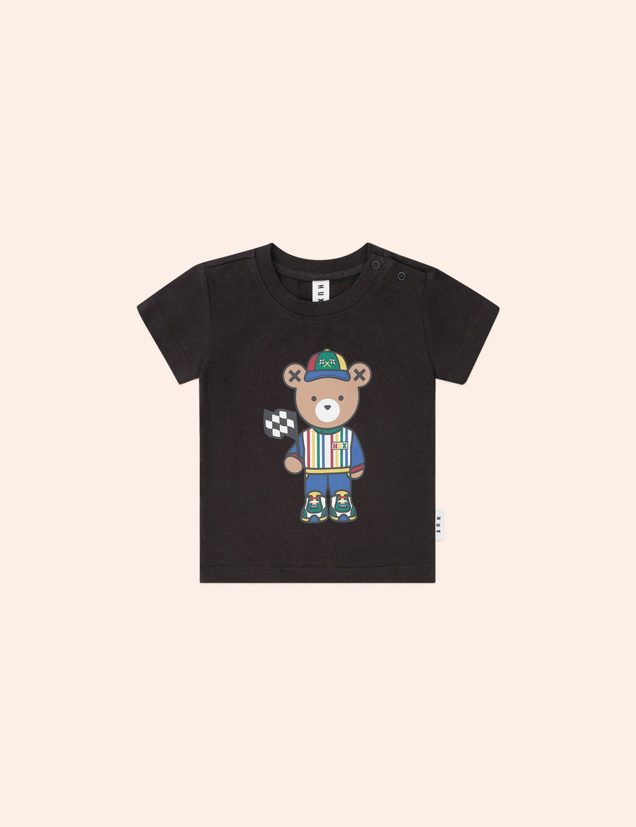 Huxbaby Boy Motosport Hux Black Tee