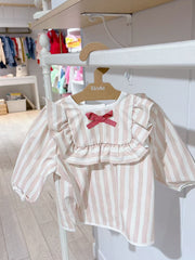 Elodie Details - Longsleeved Baby Bib - Candy Stripes