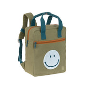 Lassig - Little Gang - Square Backpack Small GOTS - Little One & Me Carame / Olivel