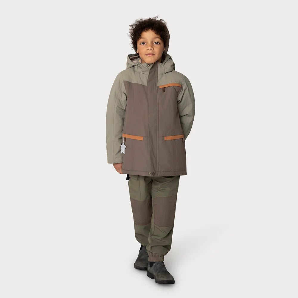 MAT VESTYN Col. Block Winter Jacket. GRS