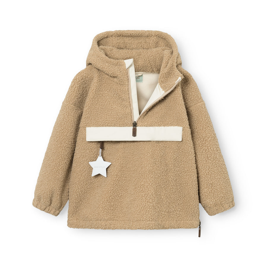 MATARMAN sherpa anorak. GRS Travertine Beige