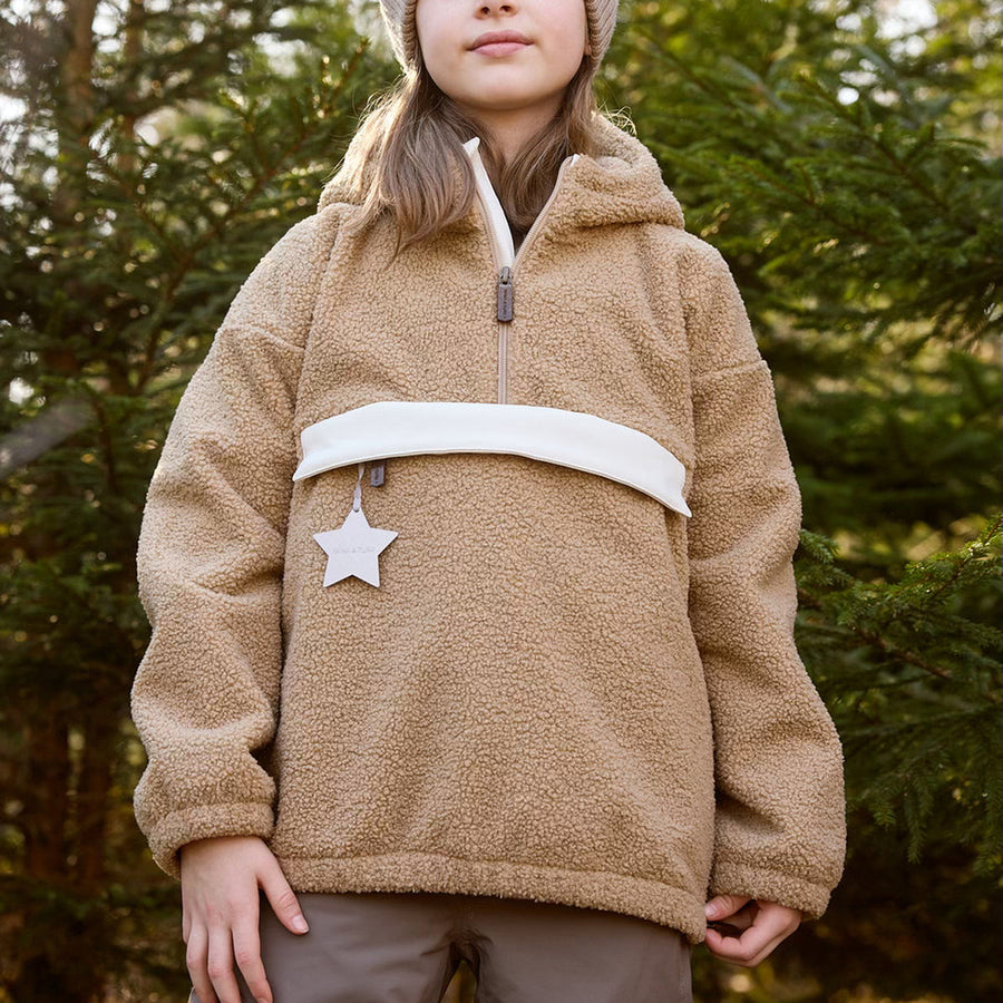 MATARMAN sherpa anorak. GRS Travertine Beige