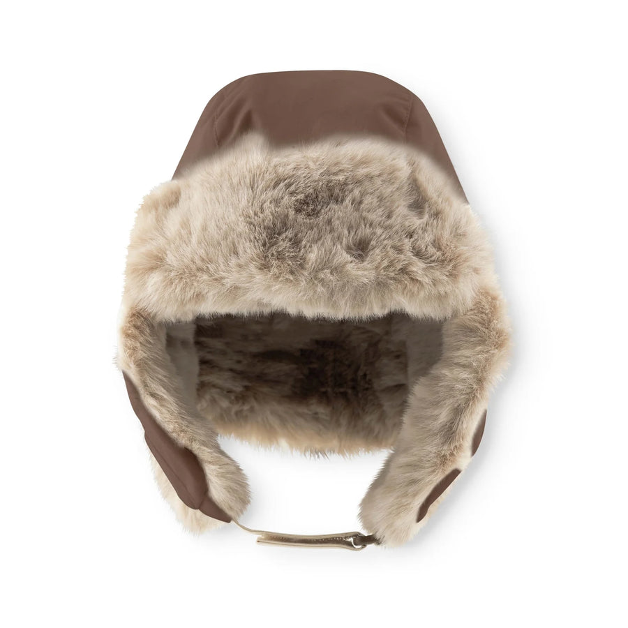 MATCRISTER teddy lined winter hood Chestnut brown